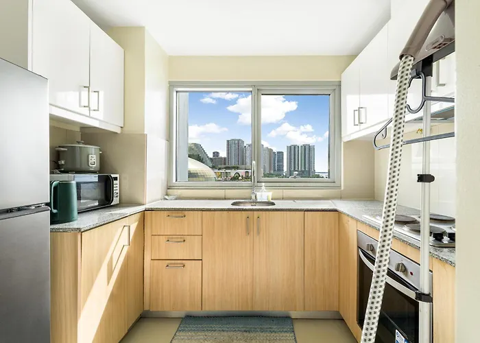 Apartahotel 2br With Sea View Near Airport, Of Dreams, Moa, And Beside Okada 4*